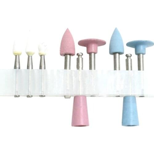 1 Set Light Dental Lab Equipment Dental Burs Teeth Whitening Tools Kit Resin Grinding Polishing Suits for Curing