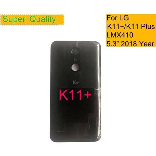 10Pcs/Lot For LG k11+ LMX410 LMX410BCW Housing Battery Cover Back Cover Case Rear Door Chassis Shell K11 Plus Replacement