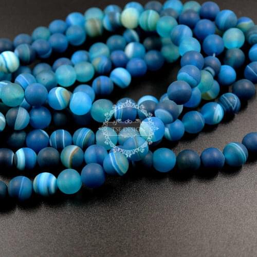 15inch string,about 38pcs,10mm round shape blue dyed weathered loose beads findings supplies 3110168