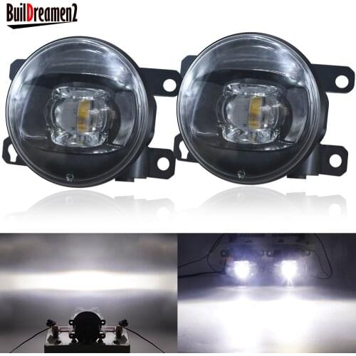 2 X LED Fog Light 30W 8000LM Car Front Bumper Fog Lamp 12V For Suzuki Grand Vitara Jimny SX4 Splash Ignis Swift Alto XL7