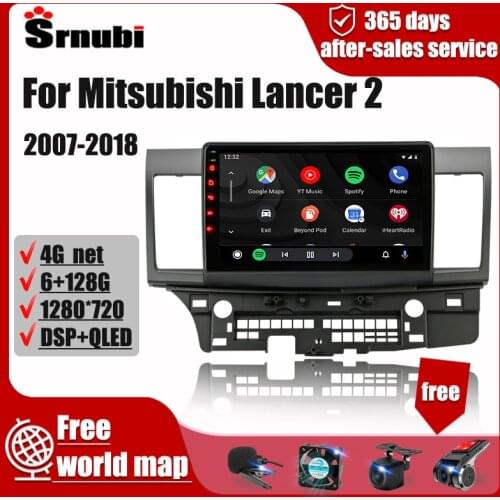 For Mitsubishi Lancer CY 2007-2017 Android Car Radio Multimedia Video Player 2 din Navigation Stereo DVD carplay audio speakers