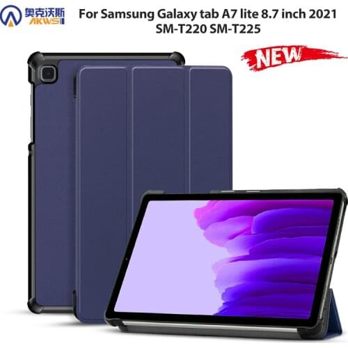 Case For Samsung Galaxy tab A7 Lite 8.7 inch 2021 Slim Cover for Samsung tablet A7 Lite SM T220 T225 Magnetic Folding Funda Capa