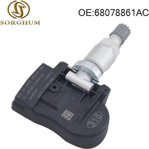 1pcs 68078861AC Tire Pressure Sensors TPMS 315MHz Fits For Mopar For Dodge For Jeep