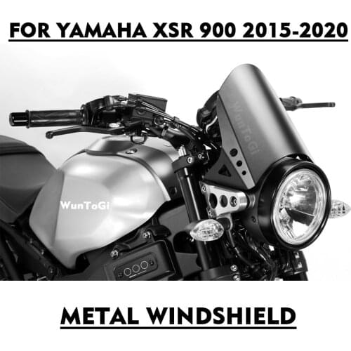 For Yamaha XSR900 xsr 900 2015-2020 XSR 900 motorcycle accessories windshield kit CNC Aluminum metal deflector