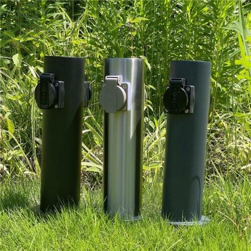 Outside Socket 2-Way 3680W 16A EU Socket Electrical outlet Waterproof Energy Column Garden Socket For Lawn Mower Hedge Trimmer