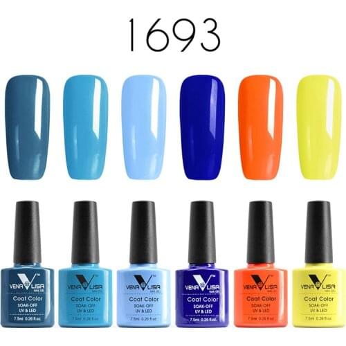 Venalisa Factory Supply Christmas Gifts Kits Of 7.5ml Nail Art Design Soak off UV Mirror Gel Nail Polish Gel Lacquer Varnishes