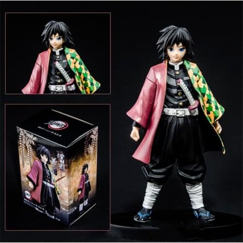 HOT Demon Slayer Figure Toy Kamado Nezuko Kamado Tanjirou Agatsuma Zenitsu Hashibira Inosuke PVC Action Figure Model toys