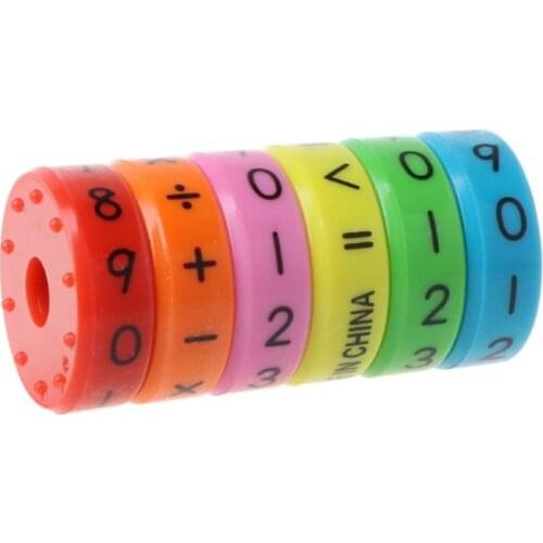 Brand New High Quality 6pcs/set Magnetic Puzzle Board Game Montessori Educational Toy Kids Early Education Arithmetic Learning