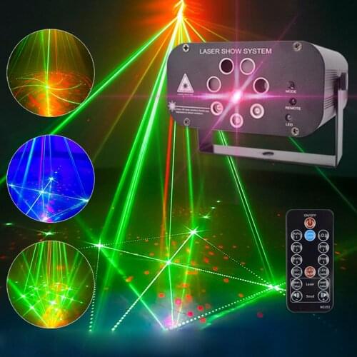 Mini Lottomr Lamp Multi-Function Halloween Disco DJ Stage Festival Colorful Projection Lamp Portable Energy Saving