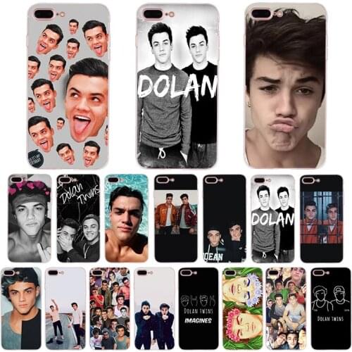 HOUSTMUST Soft Silicone Phone Case Dolan Twins Back Cover for iphone 5s 7 8 6s 6 plus xs max x xr phone case 5 10 se cover shell