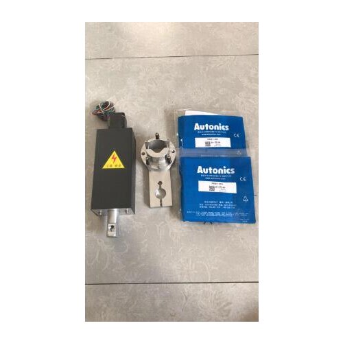 Nema23 stepper 100mm stroke 1600mm/min CNC Flame Plasma Cutting Lifter Z axis + anti-collision fixture +2pcs grounding switch