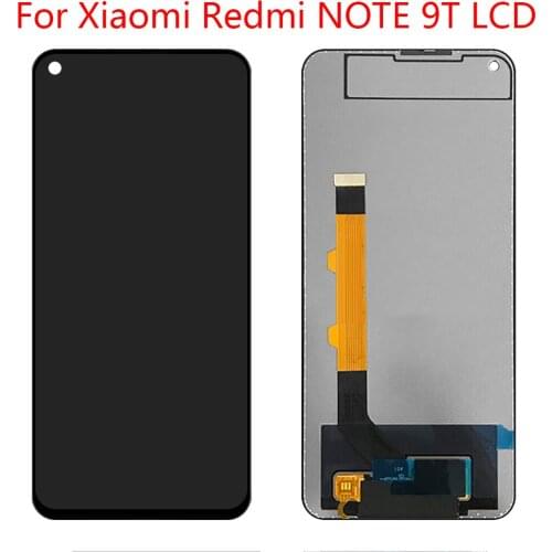 Original black 6.53" for Xiaomi Redmi Note 9T 5G Global M2007J22G J22 LCD touch screen digitizer assembly with tools