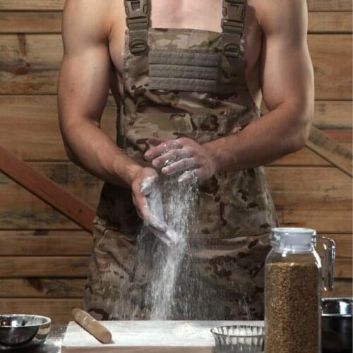 Outdoor Camping Picnic Gear Anti Dirty Camouflage Tactical Apron Men Women Hunting Wearproof Sleeveless Tactical Vest Aprons