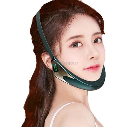 Facial Thinner Woman Small V Face Lifting Tightening Band Facial Double Chin Massager Facial Massager