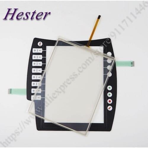 Touch Screen Glass Panel Digitizer for KUKA 00-216-801 KRC4 SmartPad 00216801 Touchscreen and Membrane Keypad Keyboard Switch