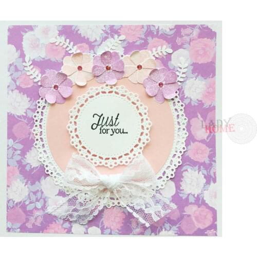 Dots Edge Circles Craft Dies Cutting Mold Stencil Template for DIY Scrapbooking Paper Album Photo Cards Making Dies Cut Die