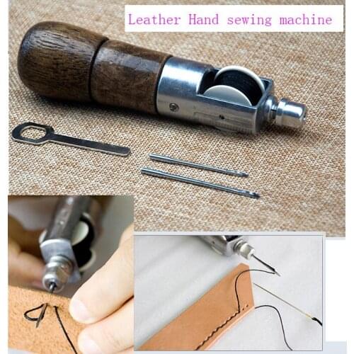 Hight quality Leather Hand sewing machine,DIY hand-stitching device,Cowhide tool,craft leather tools
