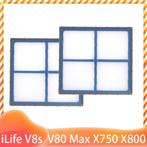 High quality , Side Brush Mop Pad Dust Primary Filter for ilife V8 V8s X750 X800 X785 V80 Robot Vacuum Cleaner HEPA filter