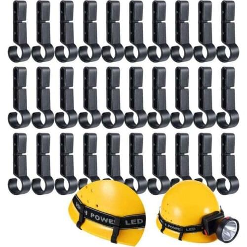 10PCS/Set Headlight Helmet Clip Non-slip Plastic Easy To Install Helmet Hook Headlight Fixing Accessories