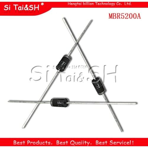 10pcs/ MBR5200 MBR5200A 5A 200V