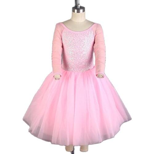 Child and Adult White Sequin Lace Ballet Dance Tutu Lyrical & Contemporary Costume Performance Costumes Ballerina Dress 19501