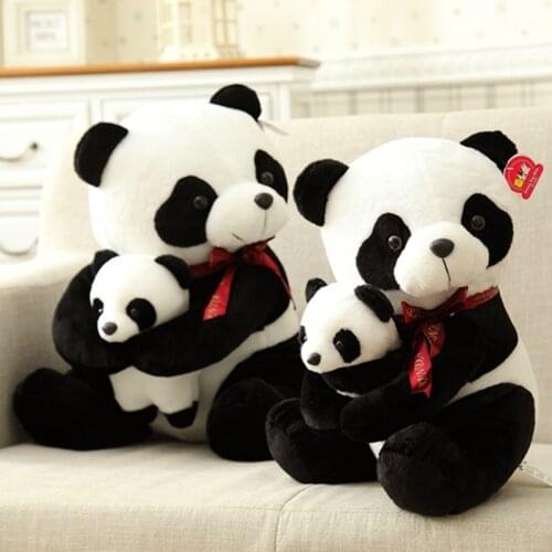 40cm 50cm Cute Panda Plush Toy Simulation Panda Stuffed Soft Doll Animal Plush Kids Toys High Quality Children Plush Gift D72Z