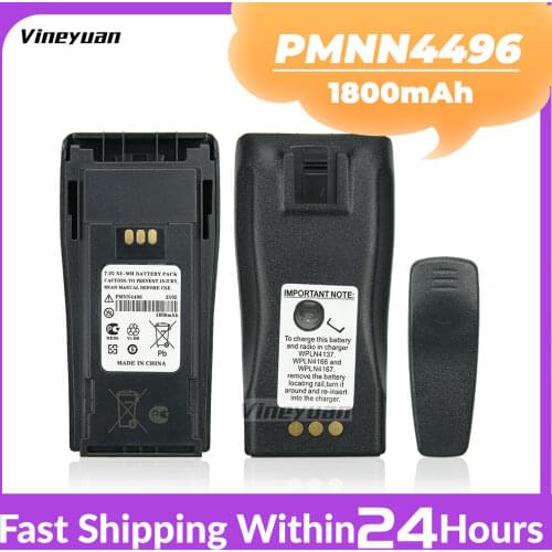 PMNN4496 NNTN4851AR NNTN4970CR Battery for EP450 EP450S GP3138 GP3688 PR400 CP380 Two Way Radio Battery with Belt Clip