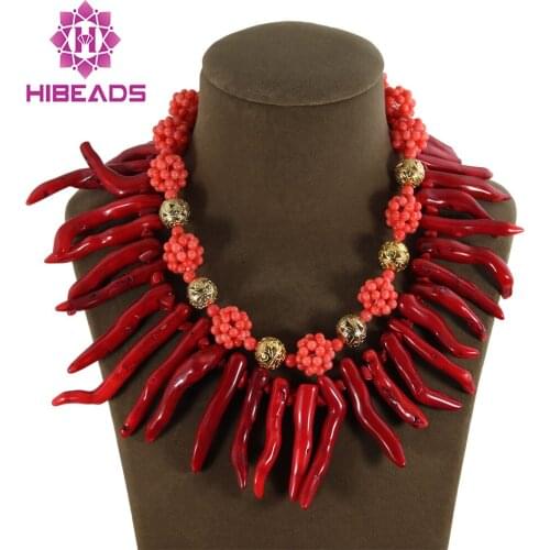 Free Shpping!Marvelous Red/Pink Coral Jewelry Set Gothic Coral Party Jewelry Set Hot Sale CJ044