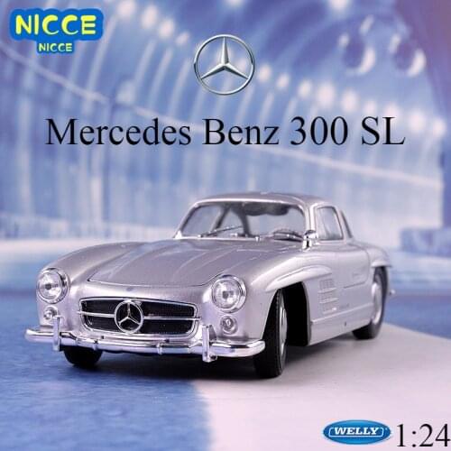 Welly 1:24 Mercedes 300 SL Classic Car Sports Car Simulation Alloy Car Model