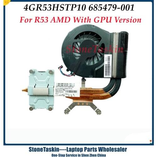 95% New Original Laptop Cooling Fan CPU Cooler For HP Pavilion G4 G6 G7-2000 R53 Heatsink With GPU 4GR53HSTP10 685479-001 Tested