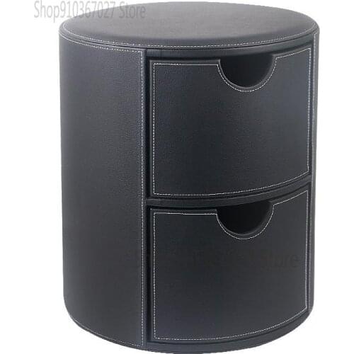 Multifunctional Storage Stool Leather Double-layer Creative Fashion Stool Can Sit At The Door And Change Shoes Storage Stool