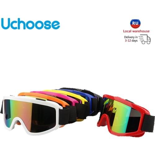 Protective Glasses Motorcycle Helmet Outdoor Sports Windproof Dustproof Eye Glasses Ski Snowboard Goggles Motocross Riot Control