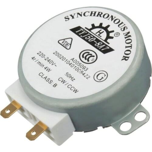 Household high grade Microwave Oven Turntable Synchronous Motor 4W AC 220-240V 4 RPM CW/CCW