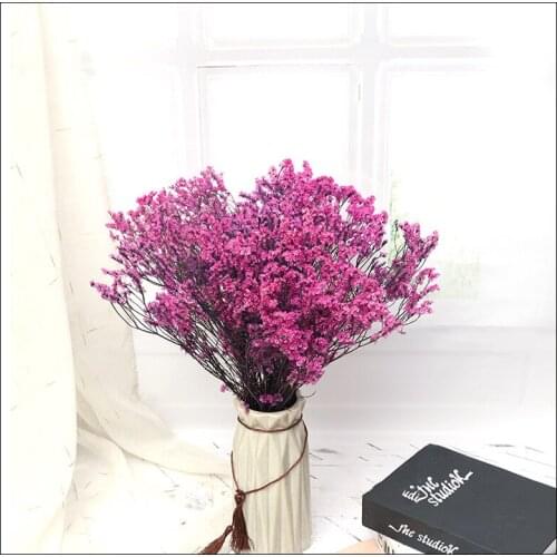 80g Natural Dried Flowers Crystal Grass Room Wedding Home Party Decor Shooting Props DIY Craft Valentines Day Gifts Packing