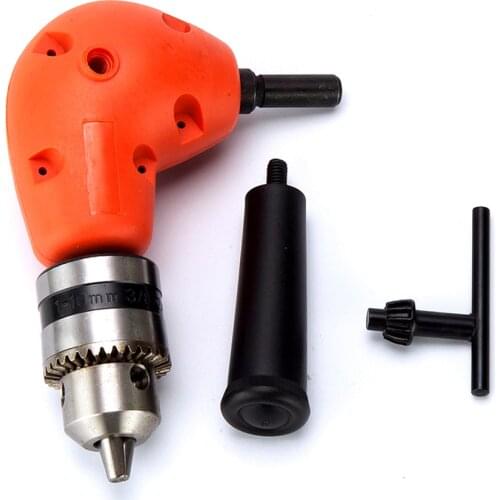 90 Degree Angled Drill Chuck Bend Extension Right Angle Drill Attachment Angle Chuck Drill Adapter