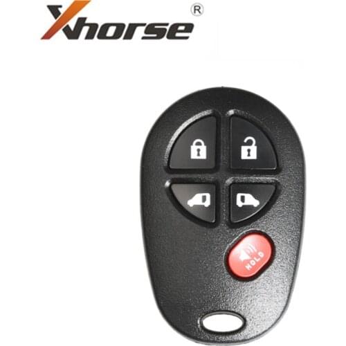 XHORSE XKTO08EN Wire Universal Remote Key 5 Buttons for Toyota for VVDI Key Tool 1PCS
