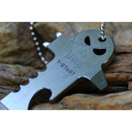 Y-start titanium handle tool EDC knife for strider knife T8 screwdriver wirecute tool free shipping