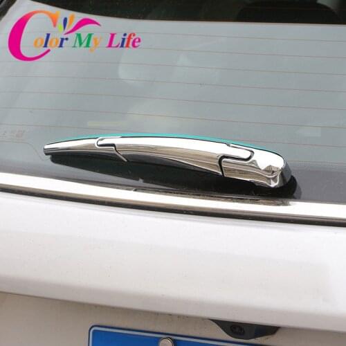 3 Pcs/Set ABS Chrome Rear Water Wiper Protection Cover Wiper Windshield Blade Trim Sticker for Jeep Compass 2017-2020 Parts