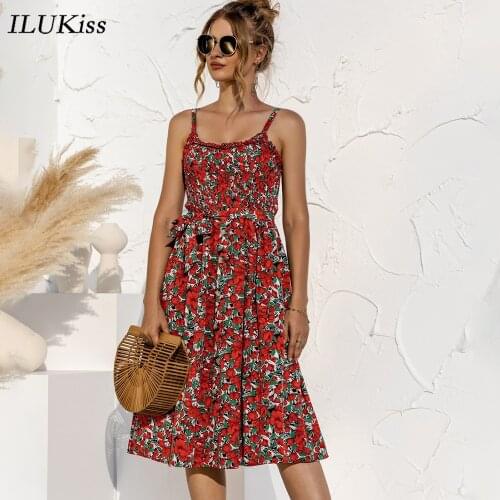 Spaghetti Strap Dress Women Summer 2021 Polka Dot Print O neck Vintage Sleeveless Strapless Slim Midi Dresses Casual Vestidos