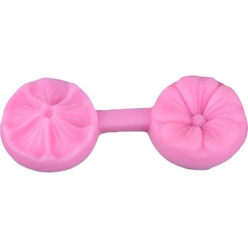 1 PC Vivid 5 Petal Flower Shape Fondant Mold Press molde silicona Cake Decorating Tools JH003