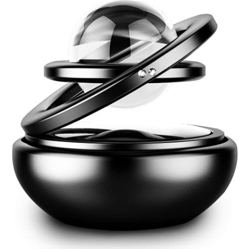 Car Solar Fragrance Base Car Perfume Seat Decoration Creative Rotating Aromatherapy Decoration Car Accessories