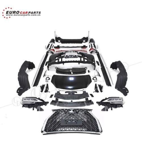 2015-2020year LX pp material bumper side skirt headlight hood upgrade into modsta LM300