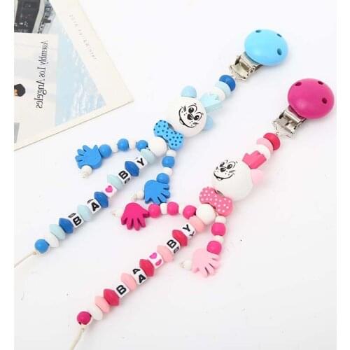 Mouse Rose Baby Pacifier Clip Cadena Chupete Attache Sucette Diy Charm For Baby Teething Soother Chew Toy chupete personalizado