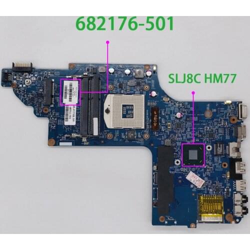 For HP Envy DV6 DV6-7000 DV6T-7000 Series 682176-001 682176-501 682176-601 48.4ST04.021 NoteBook PC Laptop Motherboard Mainboard