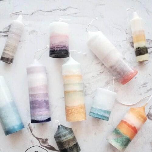 Handmade diy aromatherapy cylindrical candle mold Acrylic plastic candle mould Aromatherapy pillar candle mould