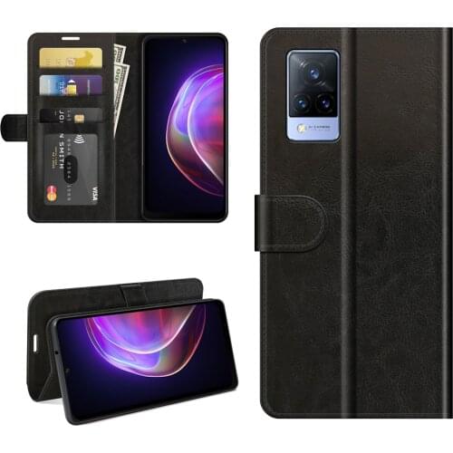 Flip Leather Cover For VIVO X60 Pro Y72 Y70 V20 SE V21 Phone Case Magnetic Attraction Mobile Protective Bag With Wallet Card
