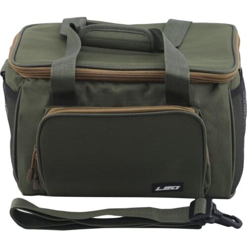 Multifunctional Fishing Bag Canvas Reel Lure Gear Storage Case Outdoor Carp Fishing Tackle Shoulder Crossbody Bags