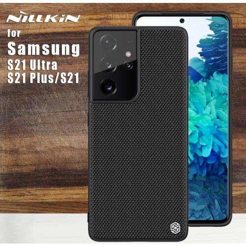Nillkin For Samsung Galaxy S21 Ultra 5G case Back Cover Textured Fiber Protective case for Samsung Galaxy S21 Plus / S21