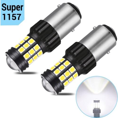 2X Canbus 1157 BAY15D 1156 3157 T25 7443 T20 BA15S Turn Signal Reverse Light For Toyota Land Cruiser 80 100 200 Prado 120 150 FJ