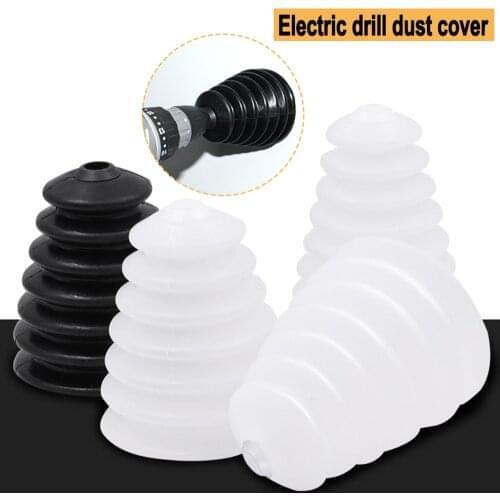 Electric Drill Dust Cover Rubber Impact Hammer Drill Dust Collector Dustproof Device Power Tool Accessories